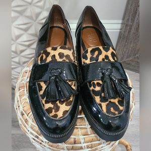 Franco Sarto Animal Print Loafer 9.5